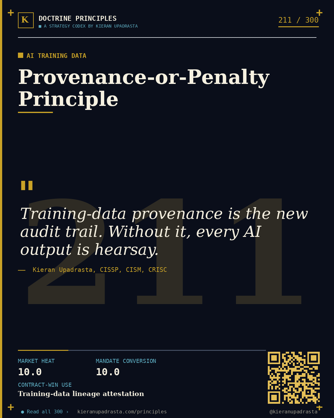 Principle 211: Right to Human Review — AI Redress doctrine card by Professor Kieran Sky, CISSP CISM CRISC, Schiphol University